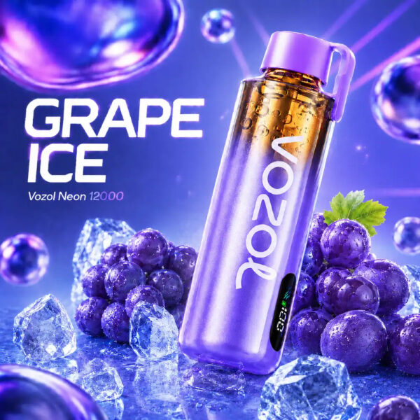 Vozol-Neon-12000-Pro-Grape-Ice Vozol Vape Neon 12000 Pro
