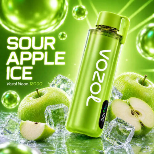 Vozol Vape Neon 12000 Pro - Sour Apple Ice