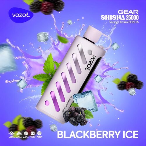 Vozol Vape Gear Shisha 25000 - Blackberry Ice