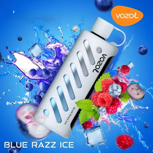 Vozol-Vape-Gear-Shisha-25000-Blue-Razz-Ice Vozol Vape Gear Shisha 25000