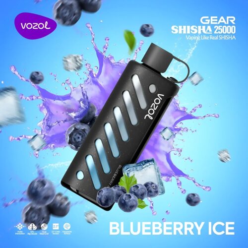 Vozol Vape Gear Shisha 25000 - Blueberry Ice