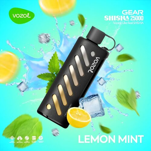 Vozol Vape Gear Shisha 25000 - Lemon Mint