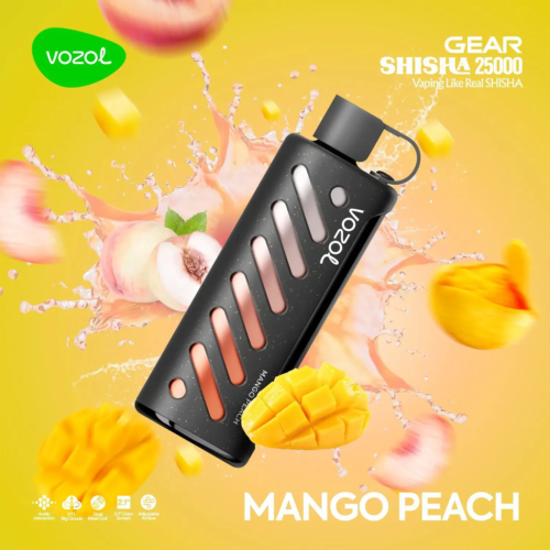 Vozol Vape Gear Shisha 25000 - Mango Peach