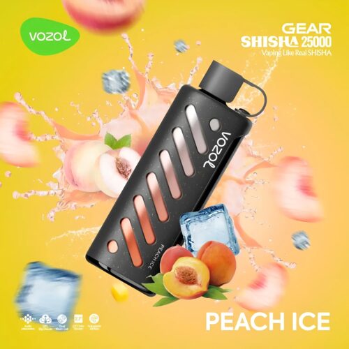 Vozol Vape Gear Shisha 25000 - Peach Ice