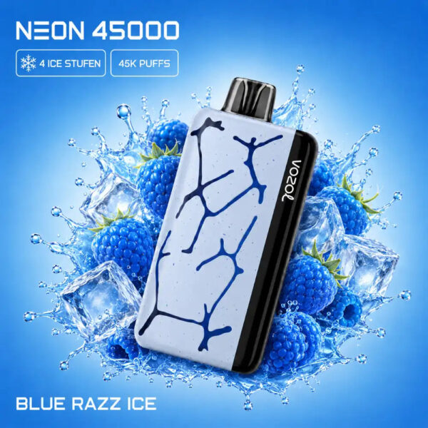 Vozol-Vape-Neon-45000-Blue-Razz-Ice Vozol Vape Neon 45000