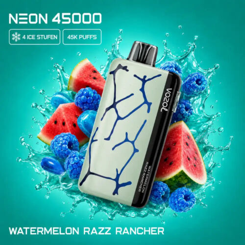 Vozol Vape Neon 45000 - Watermelon Razz Rancher