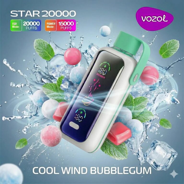 VOZOL STAR 20k - Cool Wind Bubble Gum