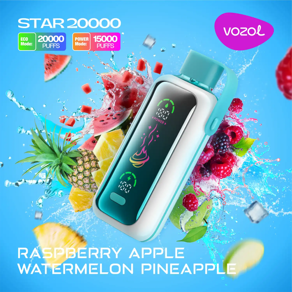 VOZOL STAR 20k - Raspberry Apple Watermelon Pineapple