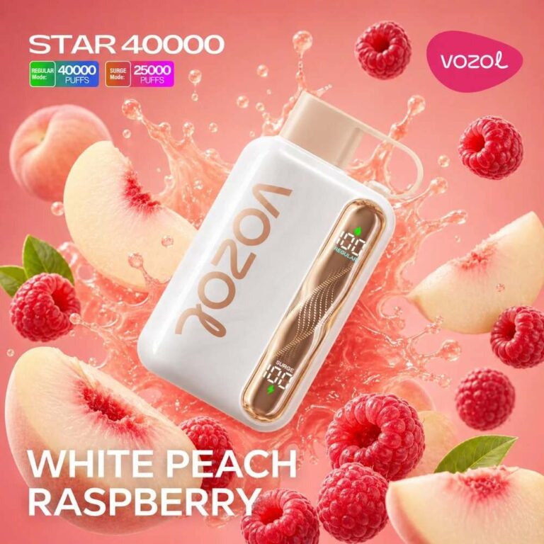 Vozol Star 40k – White Peach Raspberry