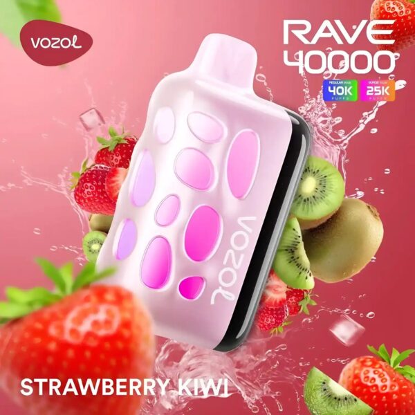 vozol-rave-40000-strawberry-kiwi Vozol Vape Rave 40000 - Strawberry Kiwi