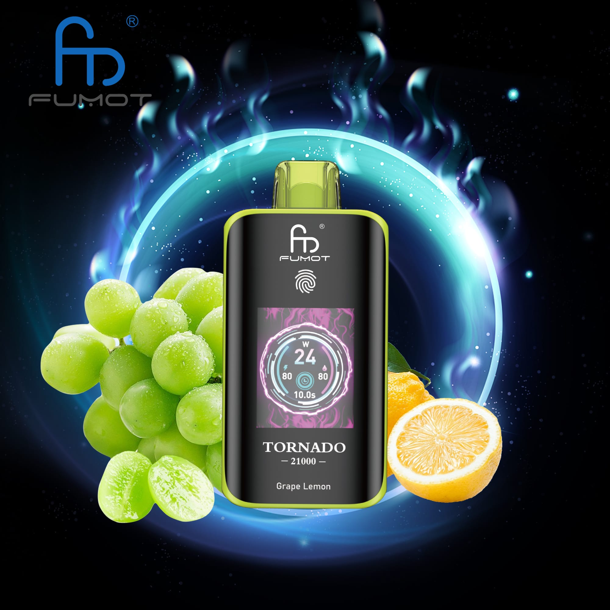Fumot Tornado 25k - Grape Lemon